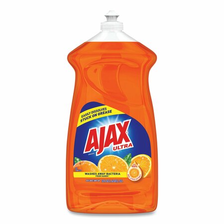 AJAX Dish Detergent, Liquid, Antibacterial, Orange, 52 oz, Bottle, 6PK 49860